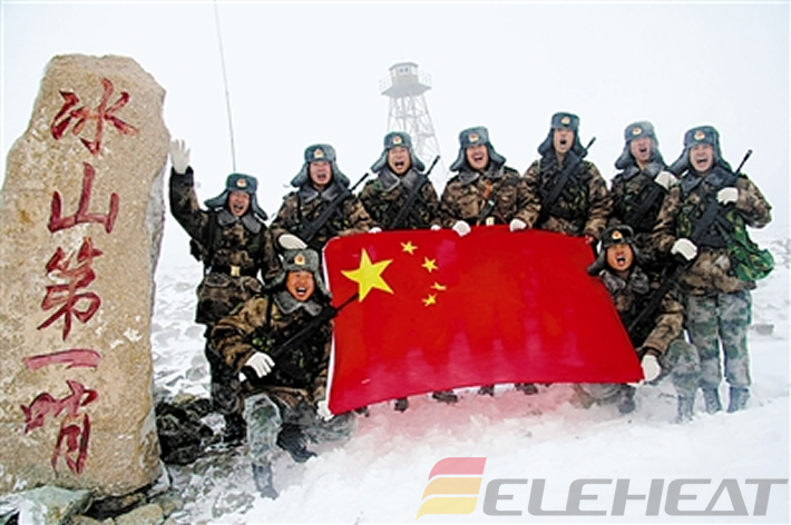 新疆军区高原边防官兵穿上智能服饰