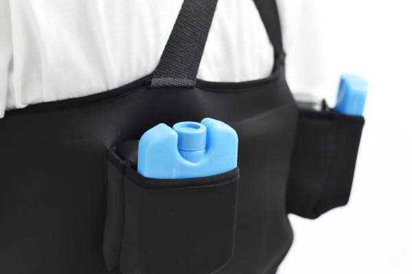 疫情防护：助防护服散热的风冷马甲